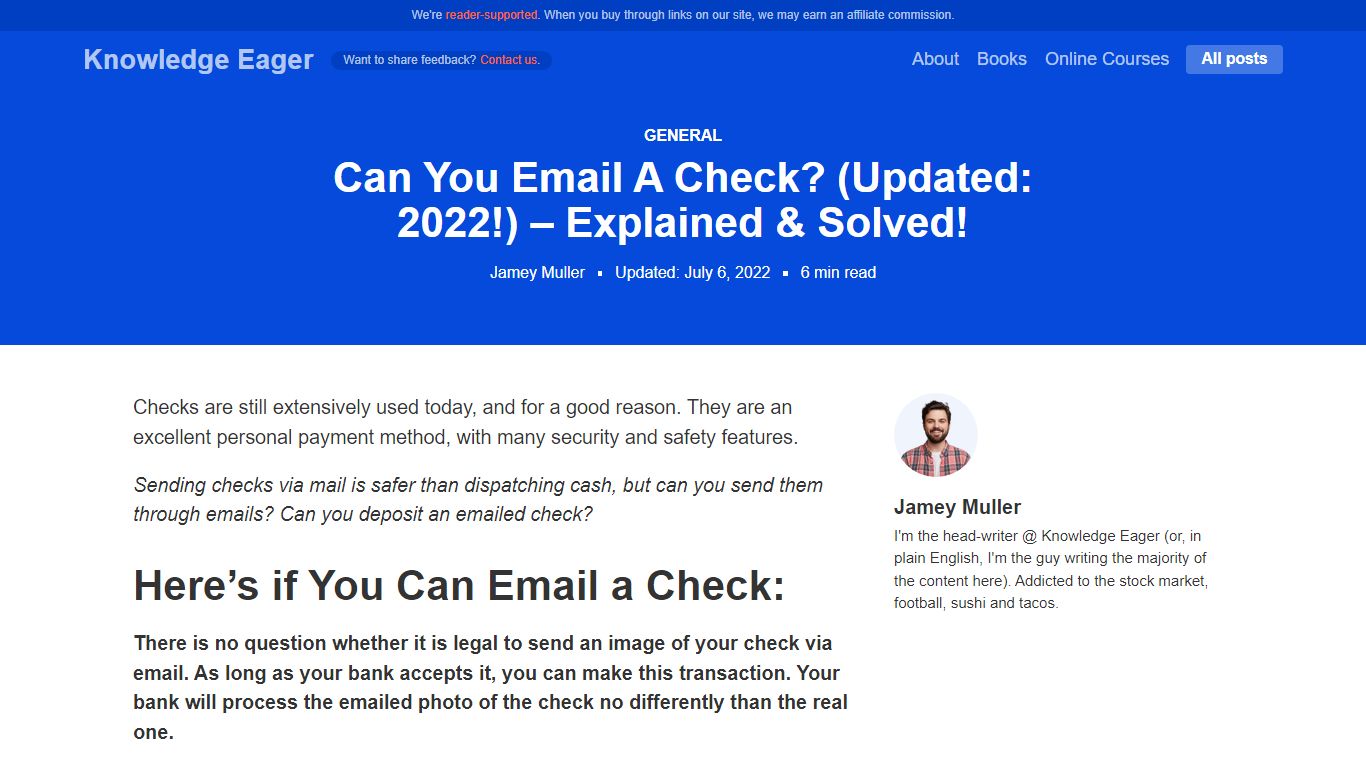 Can You Email A Check? (Updated: 2022!) – Explained & Solved!